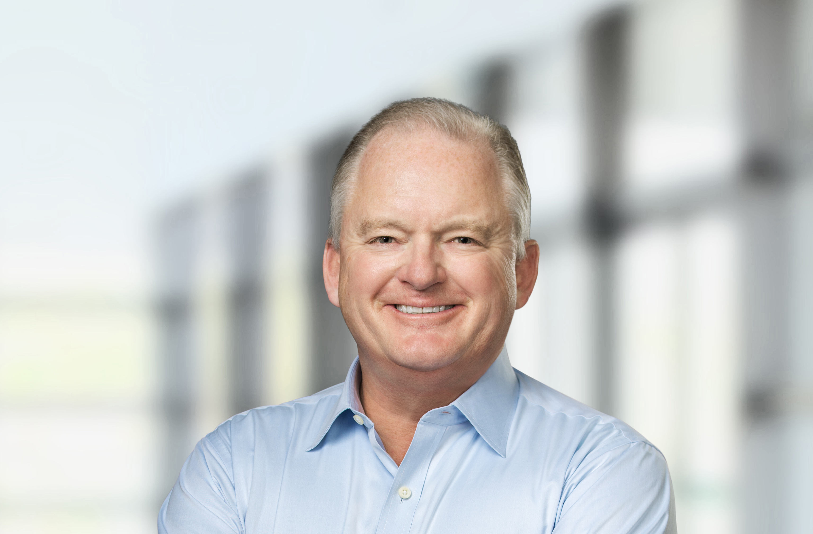 Bill Canady, Chairman of OTC Industrial Technologies seen posing for a photo in light blue color shirt